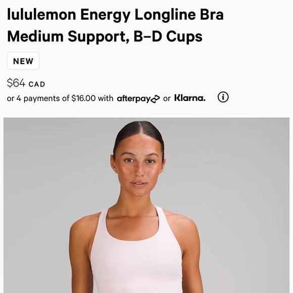lululemon Energy Longline Bra - Picture 5 of 5